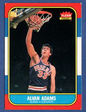 1986-87 Fleer Basketball Premier Set Card #2 Alvan Adams