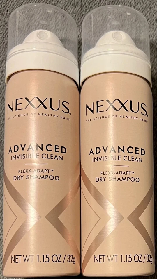 2 Pack Nexxus Advanced Invisible Clean Dry Shampoo - 1.15 OZ - Travel Size NEW - Image 1 of 1