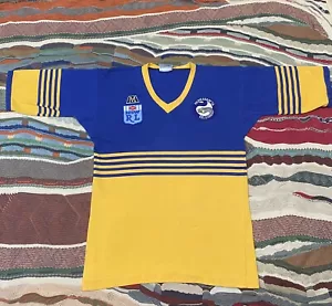 Vintage 80s Parramatta Eels Rugby League Jersey ARL NSWRL NRL M Sport Size M - Picture 1 of 7