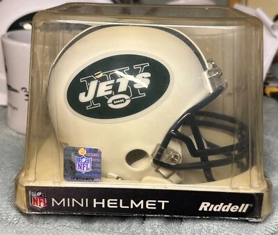 纽约喷气机队 NFL Riddell 迷你头盔 足球 3 5/8 NFL 55027 — 第 1/4 张图片