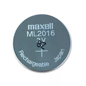 5x Batteria Ricaricabile Maxell ML2016 Nuova per Casio Tough Solar CMOS - Foto 1 di 4
