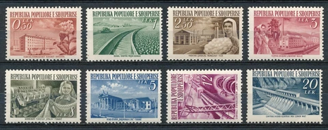 Albania  - MNH Stamps Set Stalin Lenin Industries (1953) $29 Cover