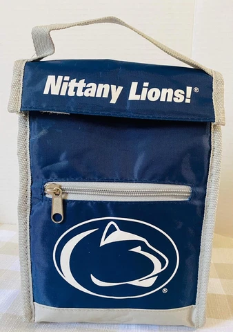 NCAA Penn State Nittany Lions Small Insulated Lunch Bag Very Good Condition Cover
