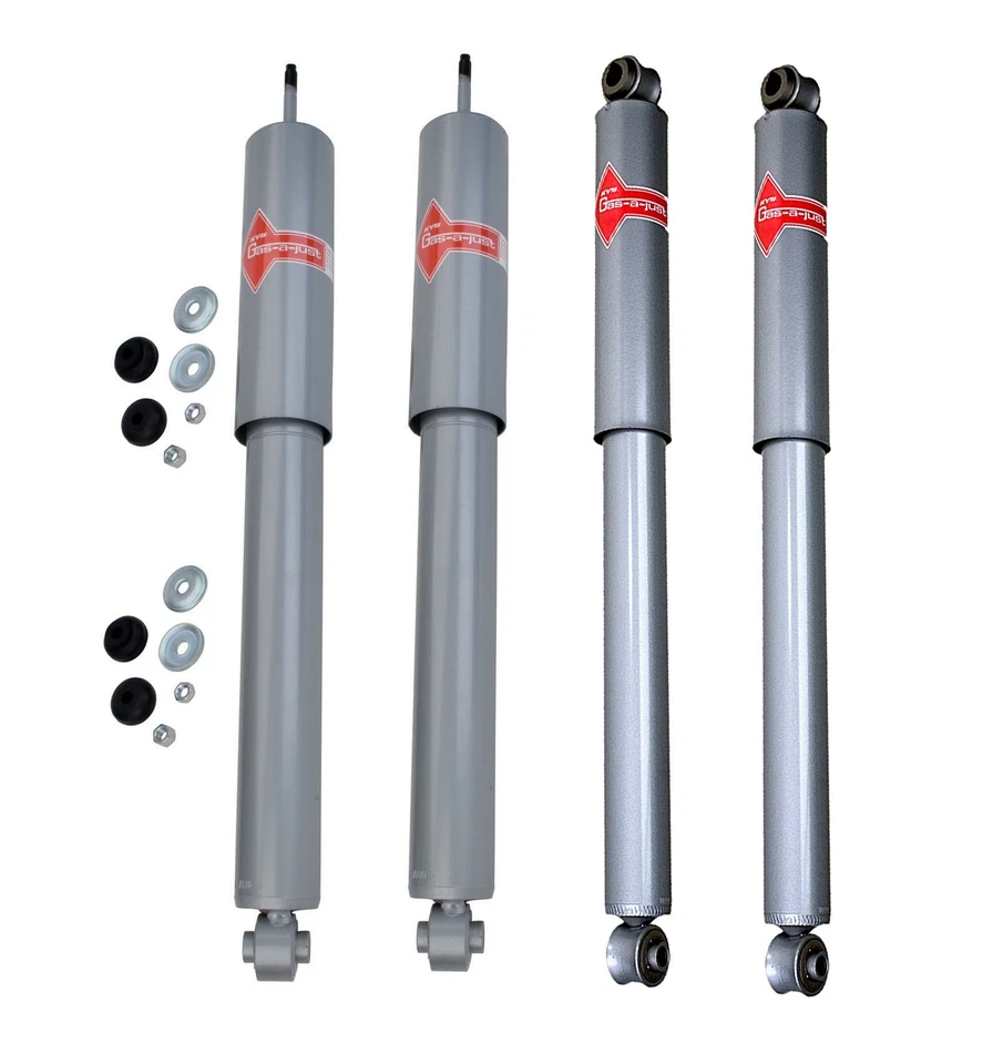 Front & Rear Shock Absorbers KYB Gas-a-Just For Ford F-150 84-96 F-250 80-96 RWD - Image 1 of 1
