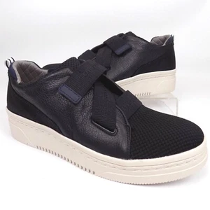 NEW! Dr. Scholl's Easygoing Fashion Sneakers Women Size 9.0 M, Black Leather - Picture 1 of 11