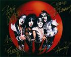 Kiss - Full Band Signed Autographed 8X10 Reprint Photo - Gene Simmons !!