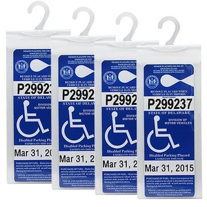 2/3/4Pcs Handicap Parking Permit Protector Cover Disabled Parking Placard Holder - Picture 1 of 15