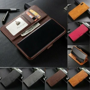 LC.imeeke For iPhone 11 Pro Max Xr SE 6s 7 8+ Magnetic Leather Wallet Case Cover - Picture 1 of 34