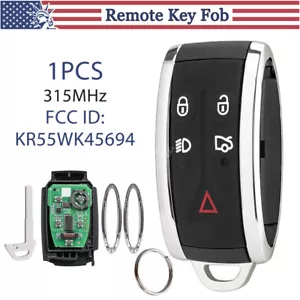 For Jaguar XF XFR XK XKR 2007 2008 2009 2010 2011 Keyless Remote Car Key Fob 5B - Picture 1 of 9