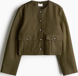 Khakifarbene Kurzjacke S von H&M Neu - Bild 1 von 1