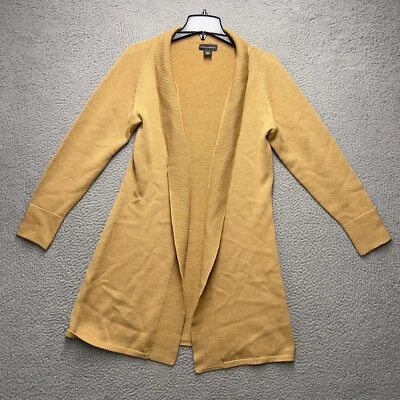 Cárdigan Suéter Banana Republic Mujer Mediano Marrón Lana Frente Abierto Informal Foto 1 de 4