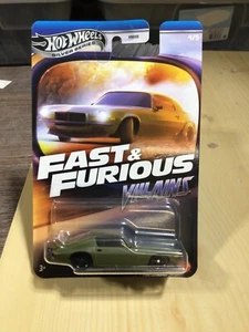 HOT WHEELS Fast Furious Villains 4/5 1973 Chevy Camaro - Picture 1 of 1