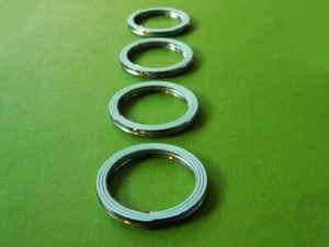 4x Yamaha Exhaust Gaskets muffler header xs1100 xj1100 fj1100 fj1200 x850 xs750 - Picture 1 of 1