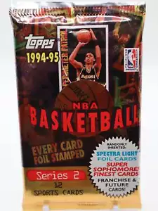1994-95 Topps Series 2 Basketball Pack (12 Cards) - Bild 1 von 3