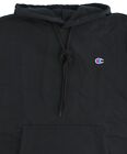 Champion Men's Hoodie Sweatshirt Pullover Brushed Fleece, Tagless Embroider Logo