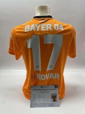 Bayer Leverkusen Trikot Matěj Kovář signiert Autogramm Castore S - Bild 1 von 4
