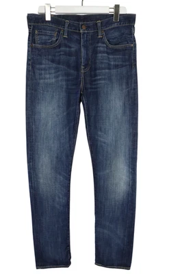 LEVI's 508 Jeans Men's W32/L32 Fade Effect Whiskers Zip Fly Logo Blue Slim Fit - Image 1 of 4