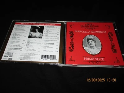 CD-MARCELLA SEMBRICH--Sopran-singt aus Opern & Lied--Neuwertig !-- - Bild 1 von 4