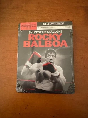 ROCKY BALBOA - 4K ULTRA HD/BLU-RAY - STEELBOOK - STALLONE - BRAND NEW (SEALED)! - Image 1 of 2