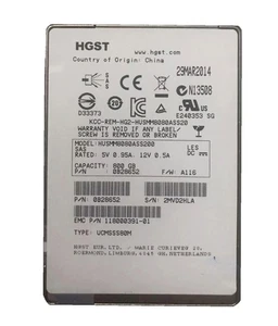 Hard drive EMC 800GB SSD SAS 12G 2.5" MLC WI 118000391-01 - Picture 1 of 1