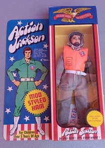 MEGO "ACTION JACKSON" Air Force Pilot Figure - Vintage w/ Tattoos - Picture 1 of 6