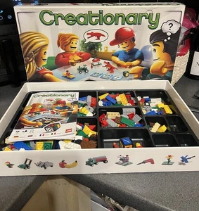 Lego Games 3844 Creationary - with Minifigure, Microfigure and Box - Picture 1 of 2