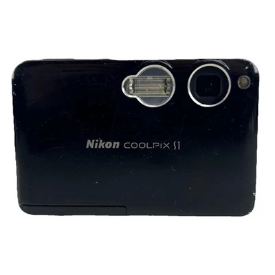 Nikon Coolpix S1 5.1MP Compact Digital Camera Black Official Charger Please Read - Image 1 of 4