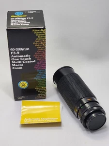 Kalimar 60-300mm F3.9 Automatic Multi-Coated Macro Zoon Lens Canon K685 - Picture 1 of 8