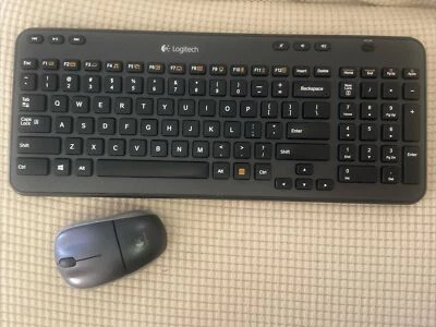 Logitech MK360 Wireless Keyboard & M215 Mouse  Nano Receiver - Image 1 of 4