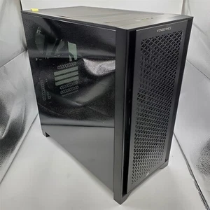 DESKTOP CASE Corsair Vengeance (4000D) i7400 Series Black w/ Liquid Cooler & PSU - Picture 1 of 7