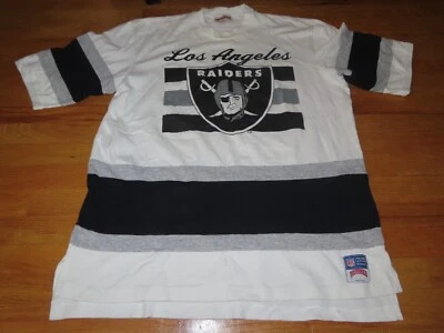 Camiseta de beisebol vintage etiqueta noz-moscada - LOS ANGELES RAIDERS (XL) - Imagem 1 de 4