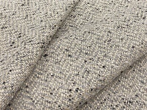 Clarence House Wool Blend Herringbone Uphol Fabric- Maxwell / Grey 3 yds 1861411 - Picture 1 of 3