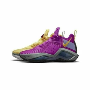 NIKE LEBRON SOLDIER 14 LAKERS CK6024-500 VIVID PURPLE MEN'S BASKETBALL S 9.5 - Picture 1 of 2