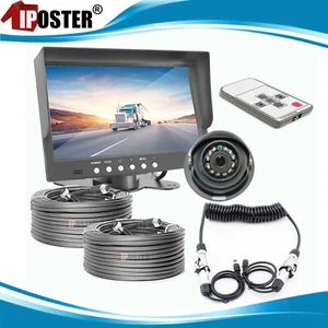 7" Monitor 4PIN Reversing CCD Eyeball Dome Camera Suzy Trailer Cable For Caravan - Picture 1 of 12