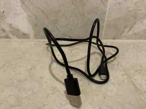 Mini USB 1m Cable Male to Female Sync & Charge Lead Charger Black - Picture 1 of 3
