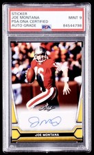 🔥 2021 Leaf Joe Montana Collection Autographed/Signed BA-JM1 PSA 9  Mint