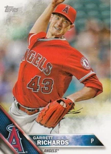 Lot of (10) 2016 Topps Mini GARRETT RICHARDS Card LOT SP/1000 #98 Angels - Picture 1 of 1