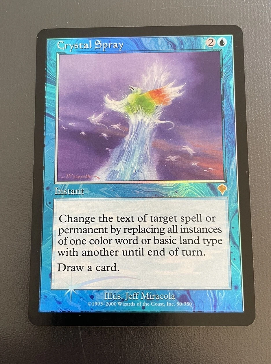Magic MTG - Crystal Spray (Foil) - Invasion Rare - LP