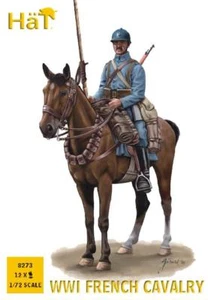 HaT 8273 1/72 Plastic WWI French Cavalry-Twelve Figures & Horses/Weapons - Picture 1 of 3