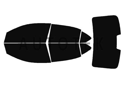 Película precortada para ventanas laterales para Mitsubishi Mirage sedán G4 2017-2024 tinte Foto 1 de 4