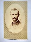 CDV Young Man Portrait Unusual Background by St Bees & Cleator Moor Cumbria