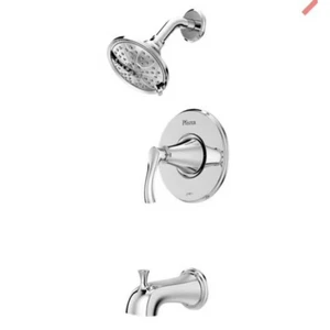 Pfister Auden Polished Chrome Tub and Shower Kit with Spout, Showerhead, Shower - Picture 1 of 1
