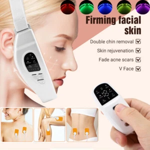 Electric Facial Lifting Slimming Device 5 LED Photon Therapy Pulse Body Massager - Picture 1 of 16
