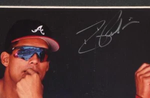 DAVID JUSTICE 8 X 10 * ALL-STAR 1993 TYPE I PHOTOGRAPHY WITH ERNIE BANKS - Picture 1 of 3