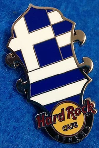 ATHENS GREECE HRC CORE HEADSTOCK SERIES GREEK NATIONAL FLAG Hard Rock Cafe PIN - Picture 1 of 1