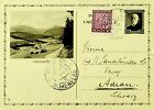 CZECH 1931 30h UPRATED ON KRKONOSE ILLUSTRATED POSTAL CARD TO SWITZERLAND