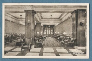 430 c1930 Postcard The Writing Room HOTEL DEMING Terra Haute Indiana In - Picture 1 of 1