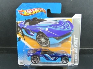 PURPLE/BLUE YUR SO FAST HW CODE CARS 12 SHORT CARD HOT WHEELS 1/64 DIECAST CAR - Picture 1 of 7