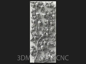 3D Modell STL Datei für CNC Oberfräse Laser & 3D Drucker Trauben 5 - Bild 1 von 1