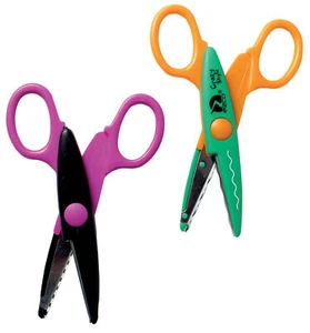 Paire de ciseaux cranteur 13 cm zig-zag et vague - Imagen 1 de 1